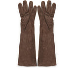 Guanti lunghi in nappa scamosciata 2524566013600 004 MAX MARA 