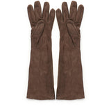 Guanti lunghi in nappa scamosciata 2524566013600 004 MAX MARA 