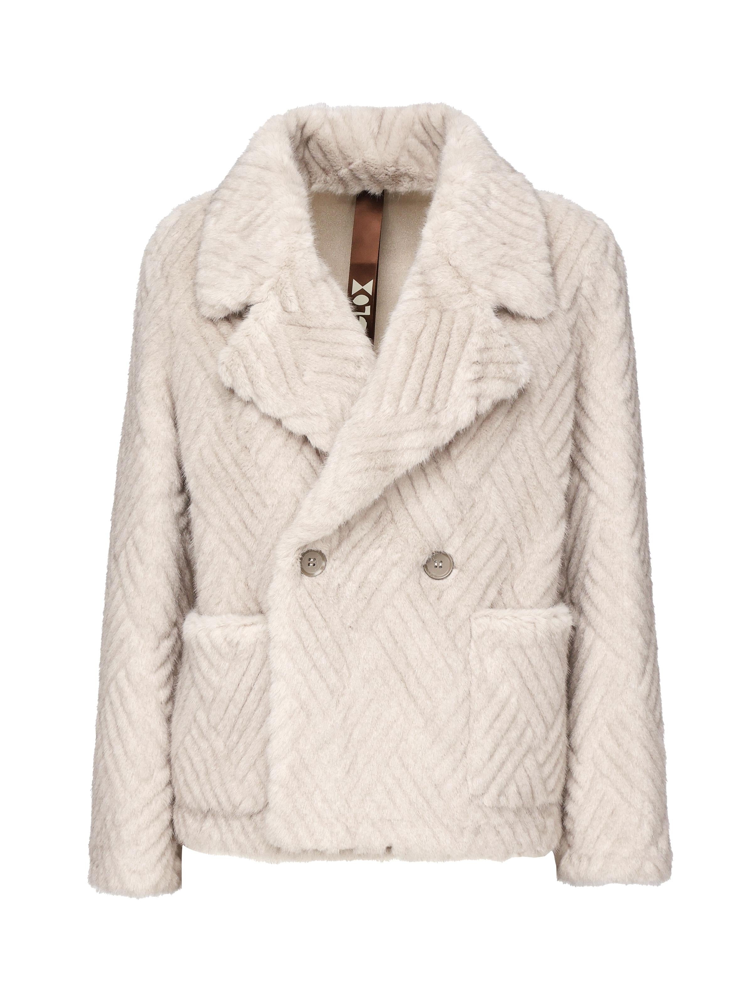Giacca a pelliccia<BR/> GLW4SG303 PEARL GLOX 