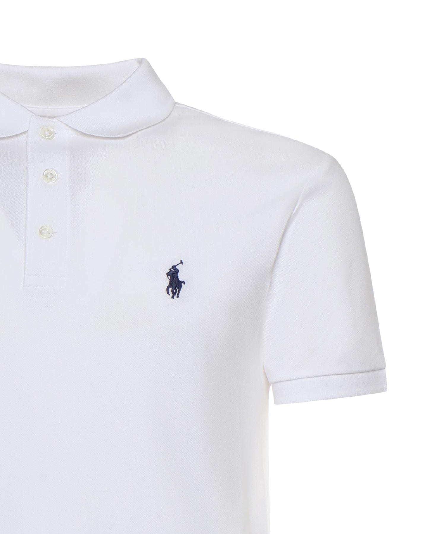 Polo in cotone con logo 710941439 002 POLO RALPH LAUREN 