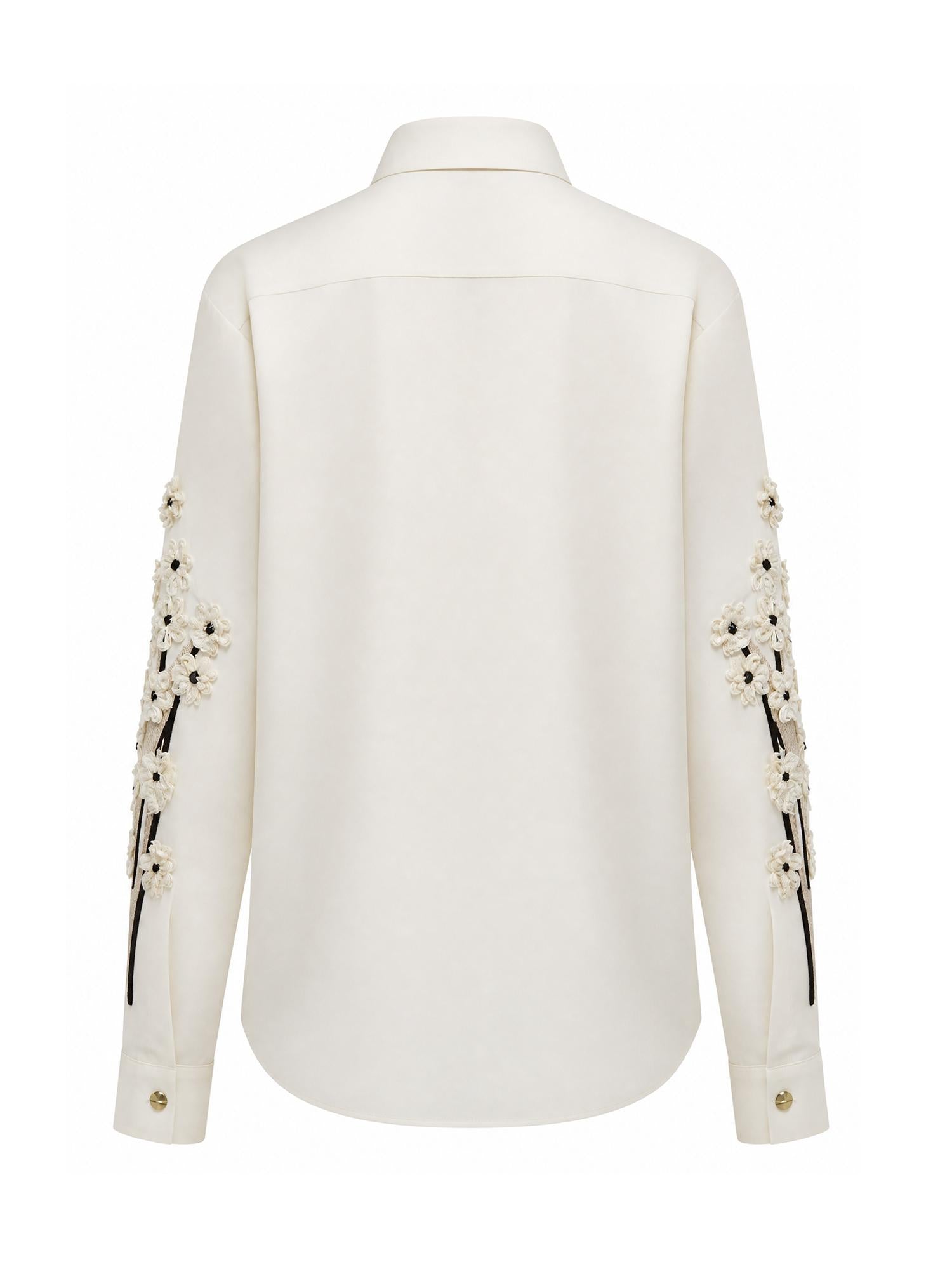 Camicia Argo con applicazioni floreali 2477343 682 KHAITE 