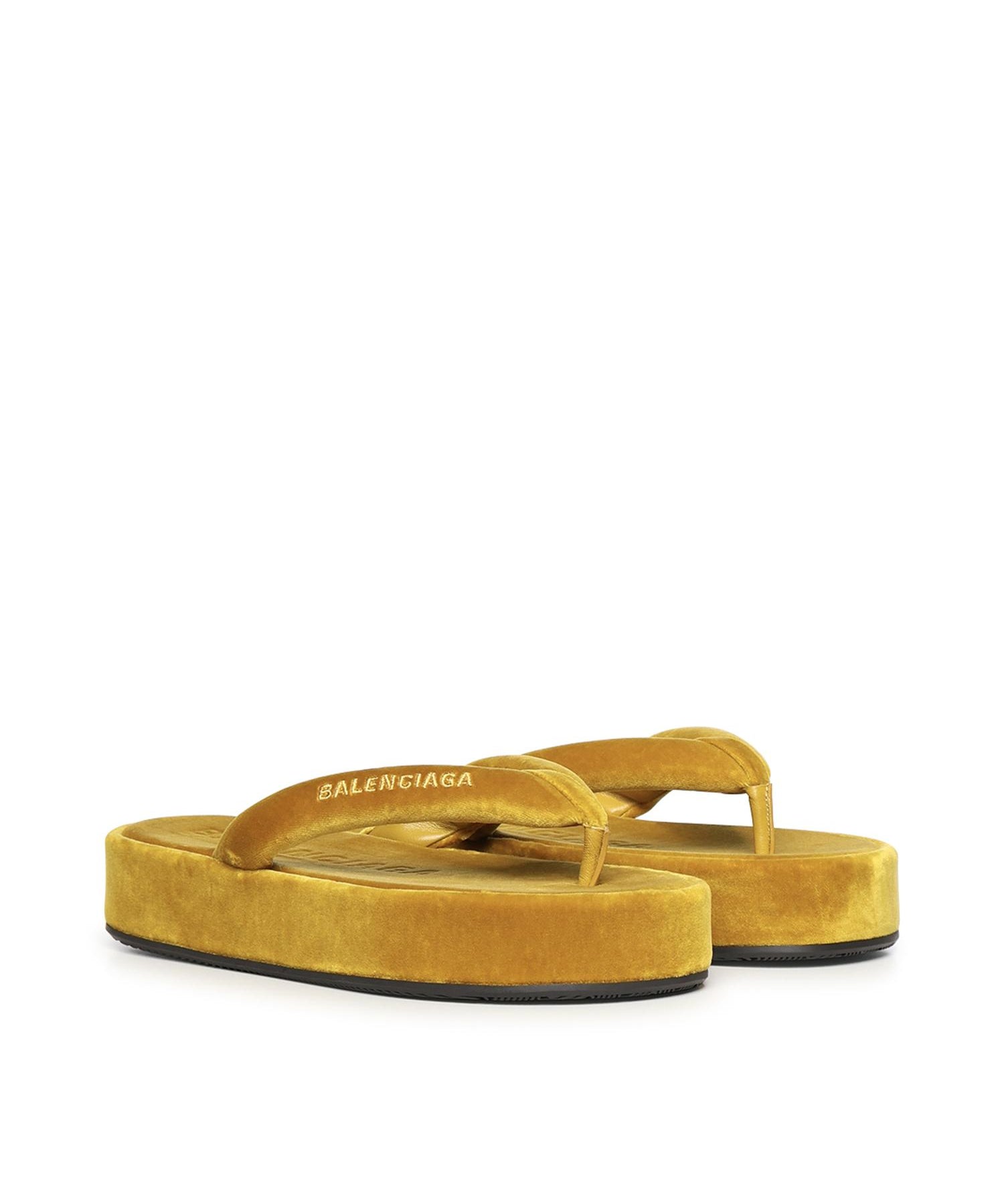 Infradito Jet Lag in velluto 869749 WCDQ07680 BALENCIAGA 