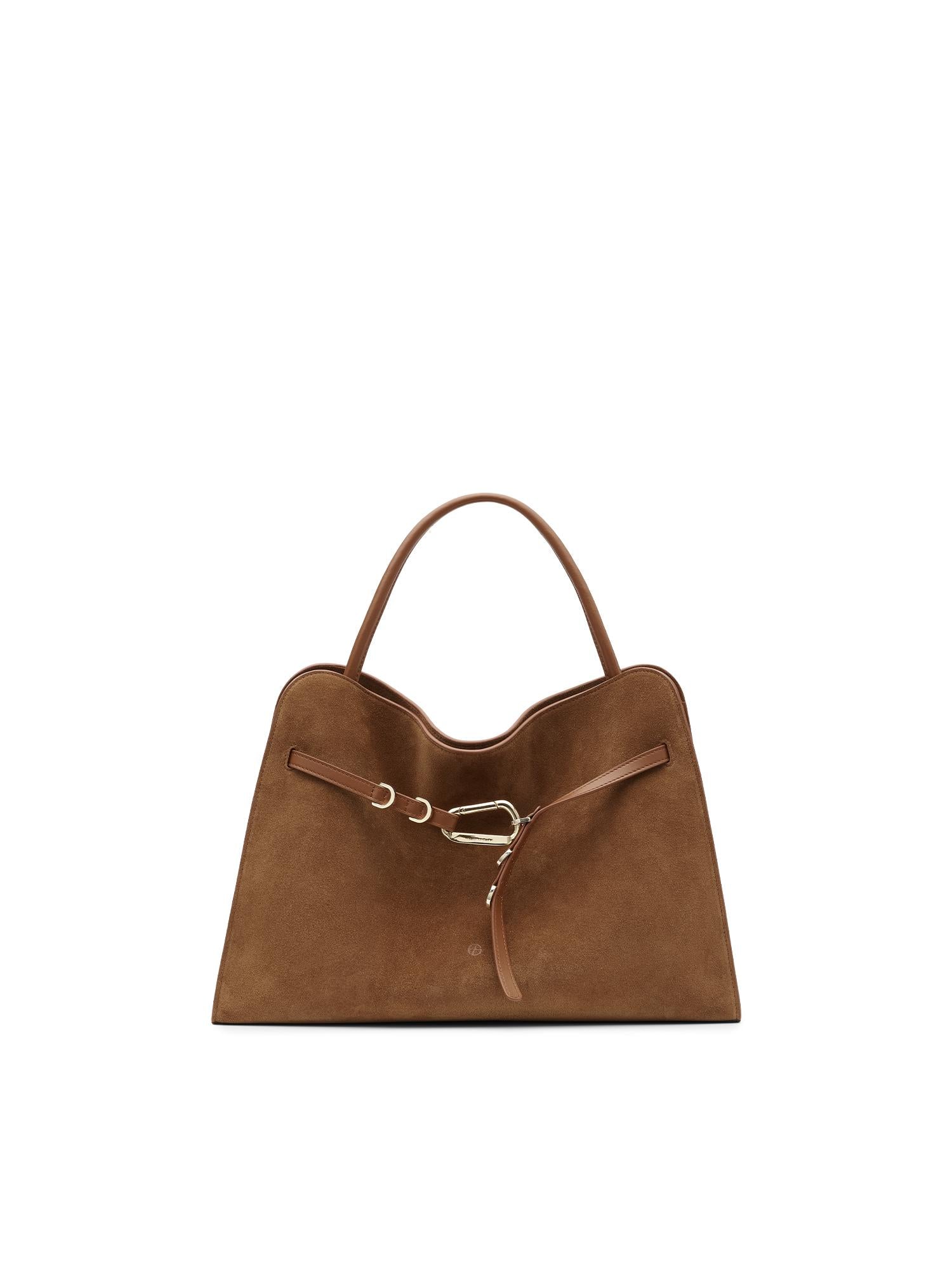Borsa Iconic Always-On <BR/> FBBP9JE02C TOBACCOSUEDE FRANCESCO BIASIA 