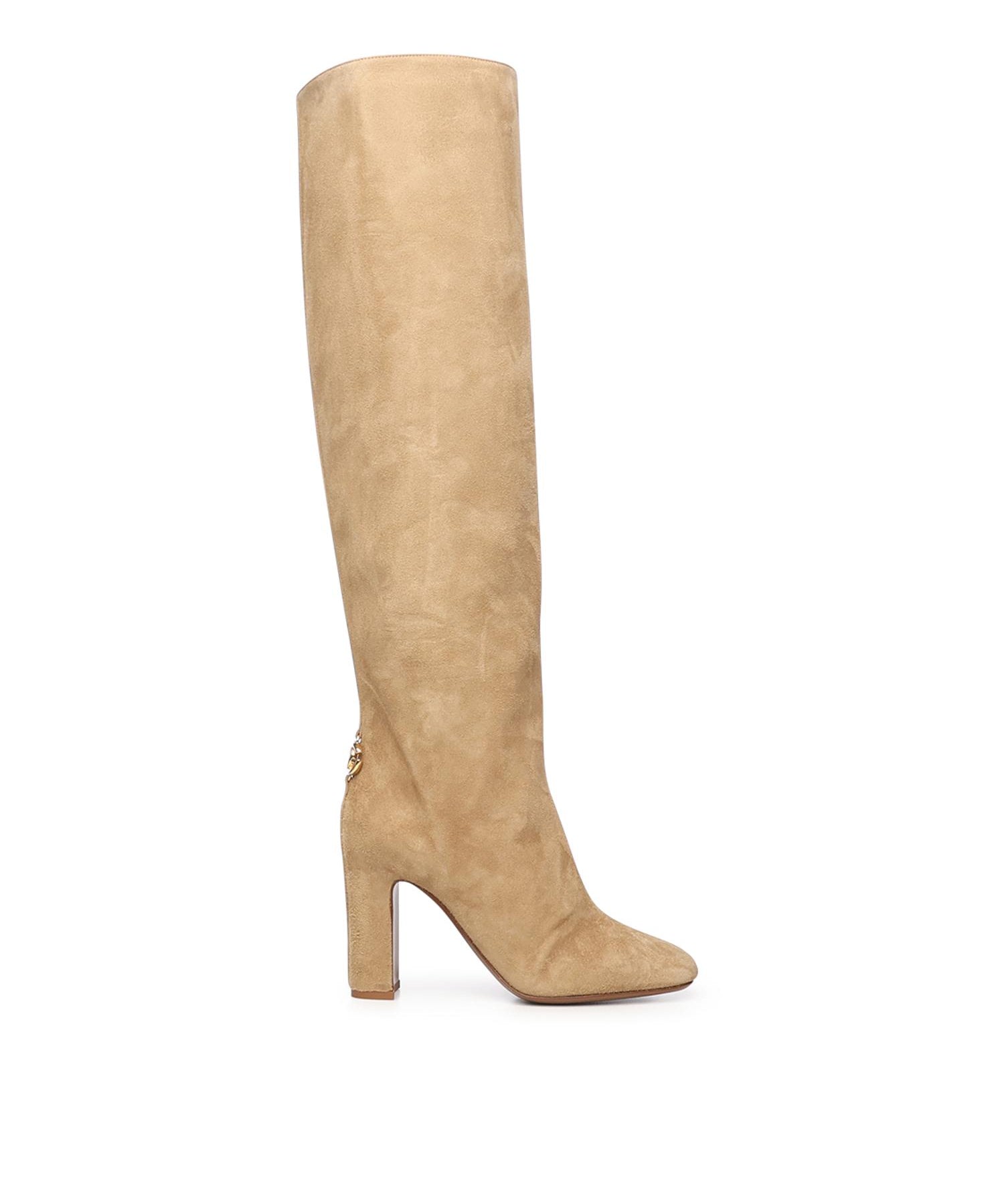 Stivale in suede CU1218 A12758H013 DOLCE & GABBANA 