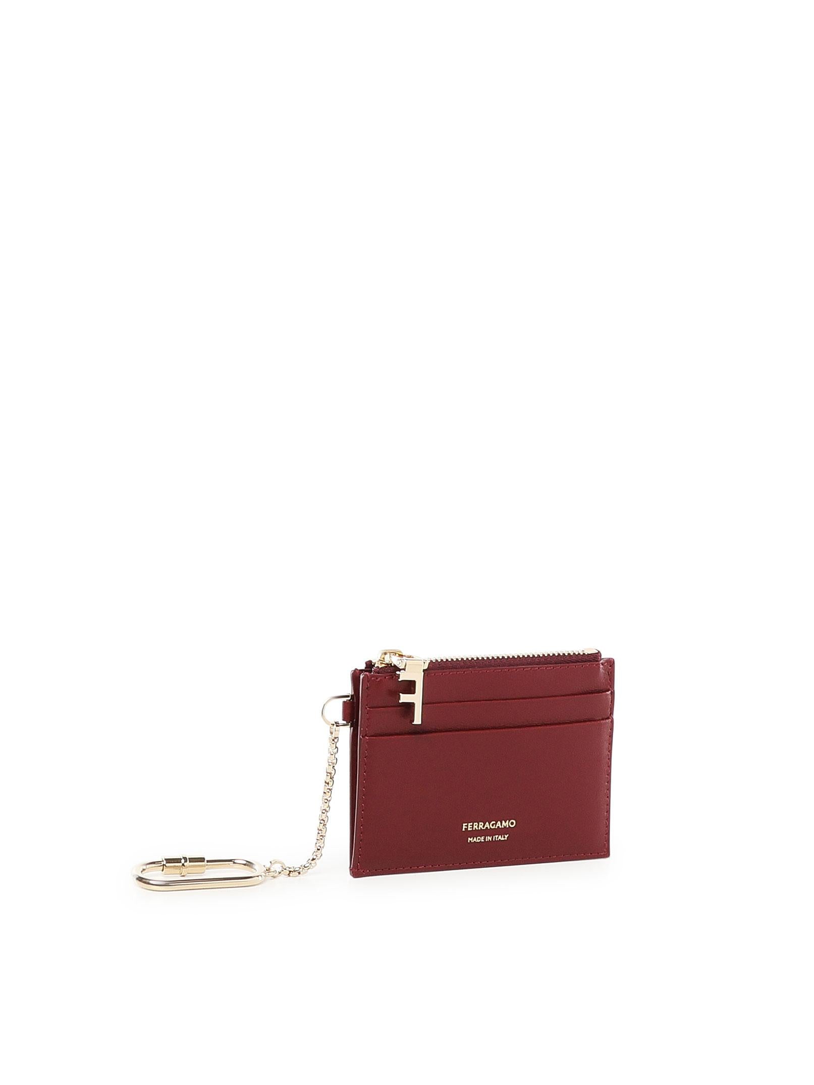 Portacarte con portachiavi 220868 779949001 FERRAGAMO 