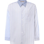 Camicia in cotone biologico con mix di righe CUMU0061SQ UTC529STB50 MARNI 