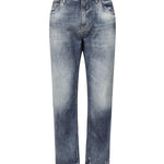 Jeans loose in denim di cotone GYJDAD G8NX2S9001 DOLCE & GABBANA 