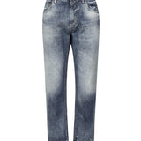 Jeans loose in denim di cotone GYJDAD G8NX2S9001 DOLCE & GABBANA 
