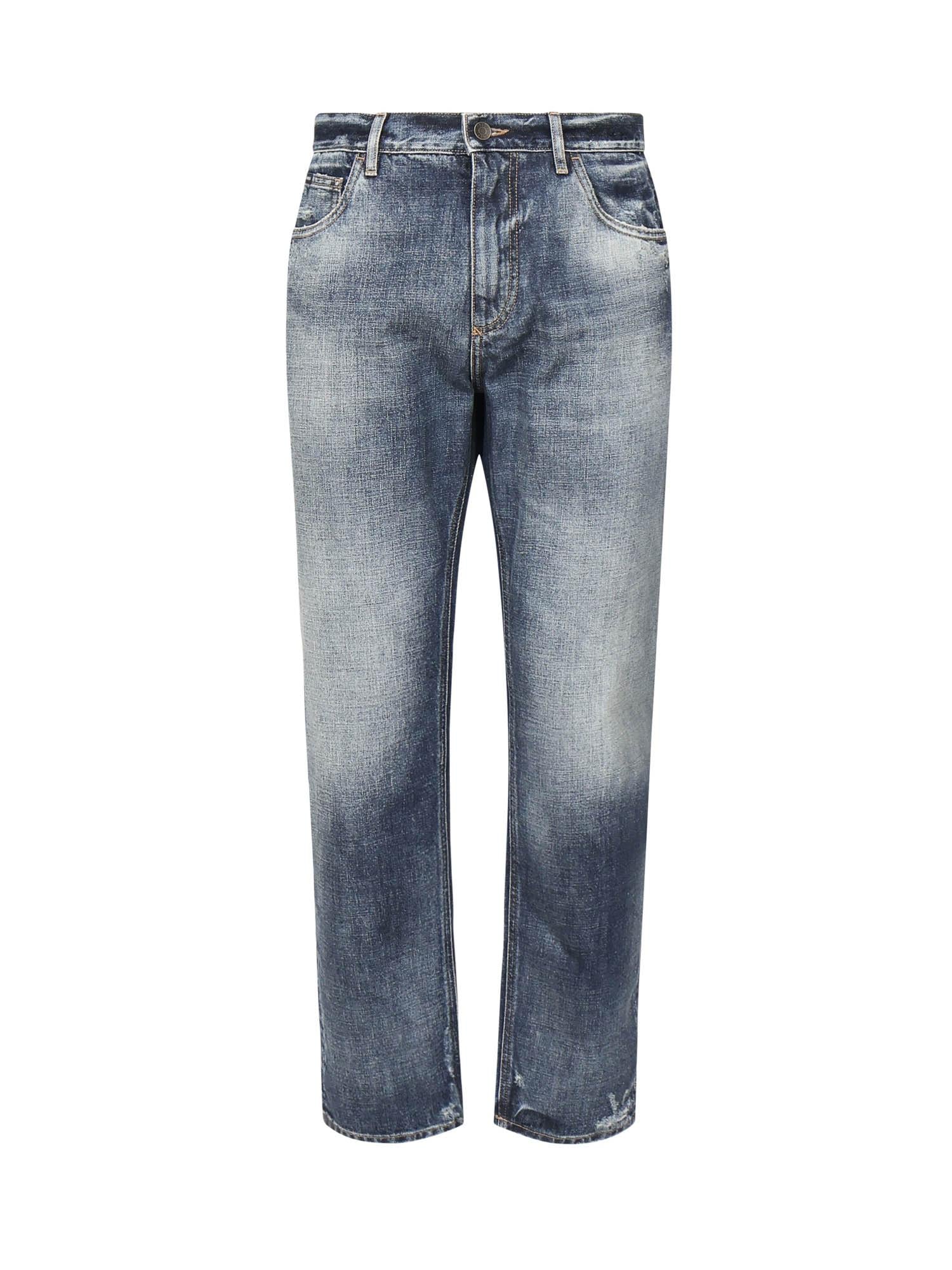 Jeans loose in denim di cotone GYJDAD G8NX2S9001 DOLCE & GABBANA 