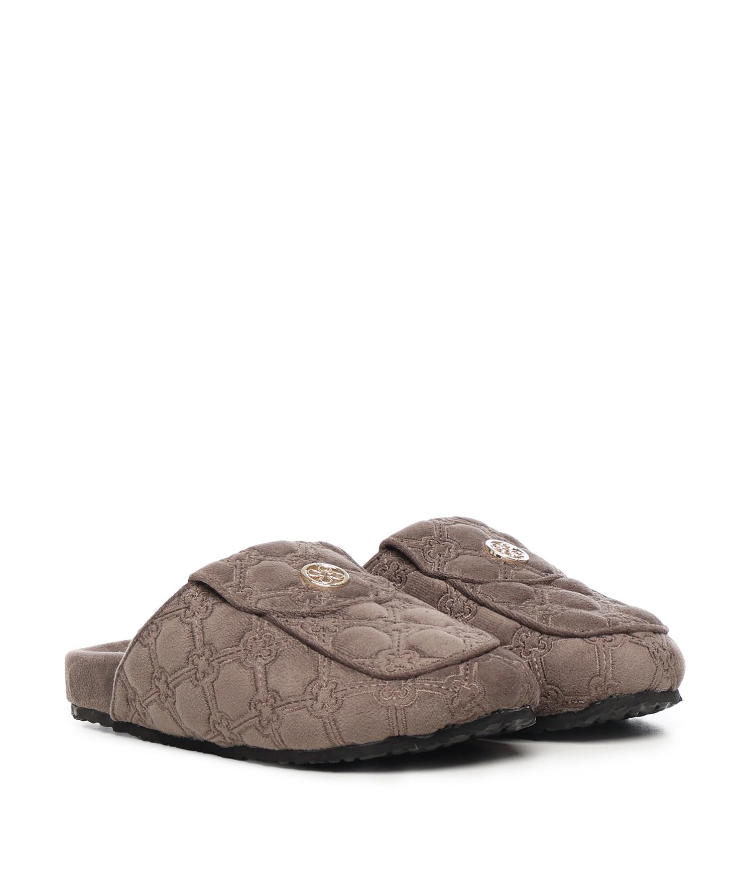 Slipper Keira con logo<BR/> 73SC9FU01VEL KEIRA SHOESTAUPE V° 73 
