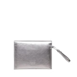 Bustina in pelle metalizzata con logo 104820 A2O9KZ7E PINKO 