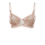 Top in rete con strass 80AAM629 J0299439 GENNY 