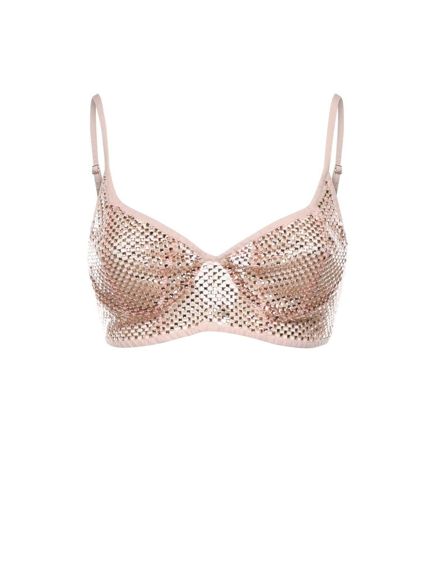 Top in rete con strass 80AAM629 J0299439 GENNY 