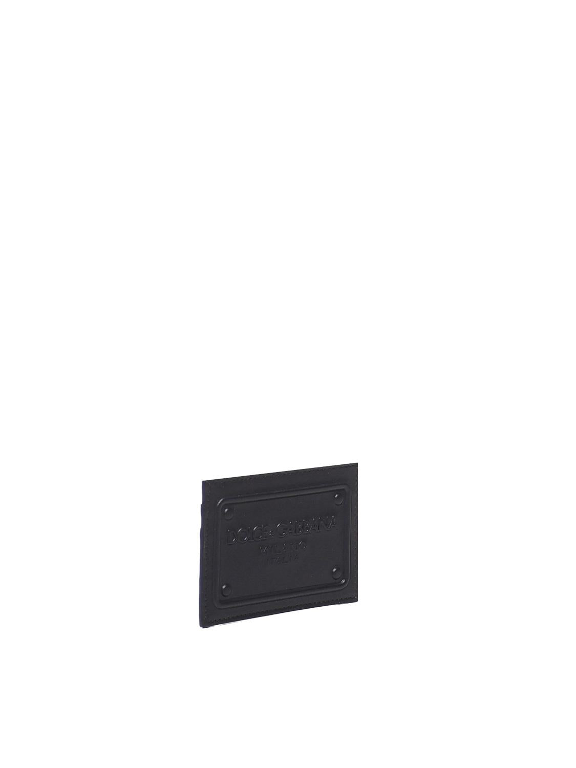 Portacarte con logo in rilievo BP3239 AG21880999 DOLCE & GABBANA 