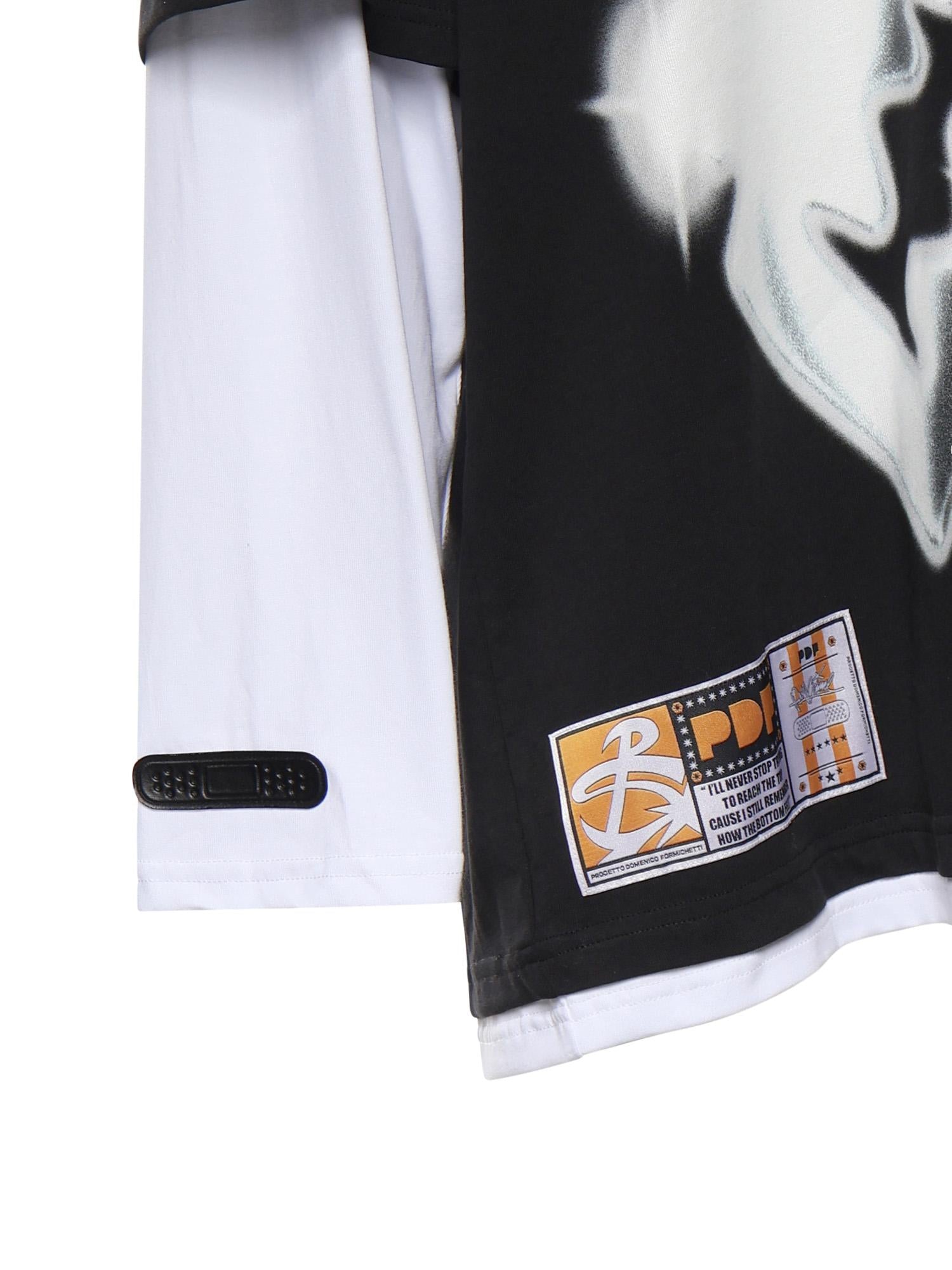 T-shirt a maniche lunghe con stampa DFM54039TJ101 BLADE PDF CHANNEL 