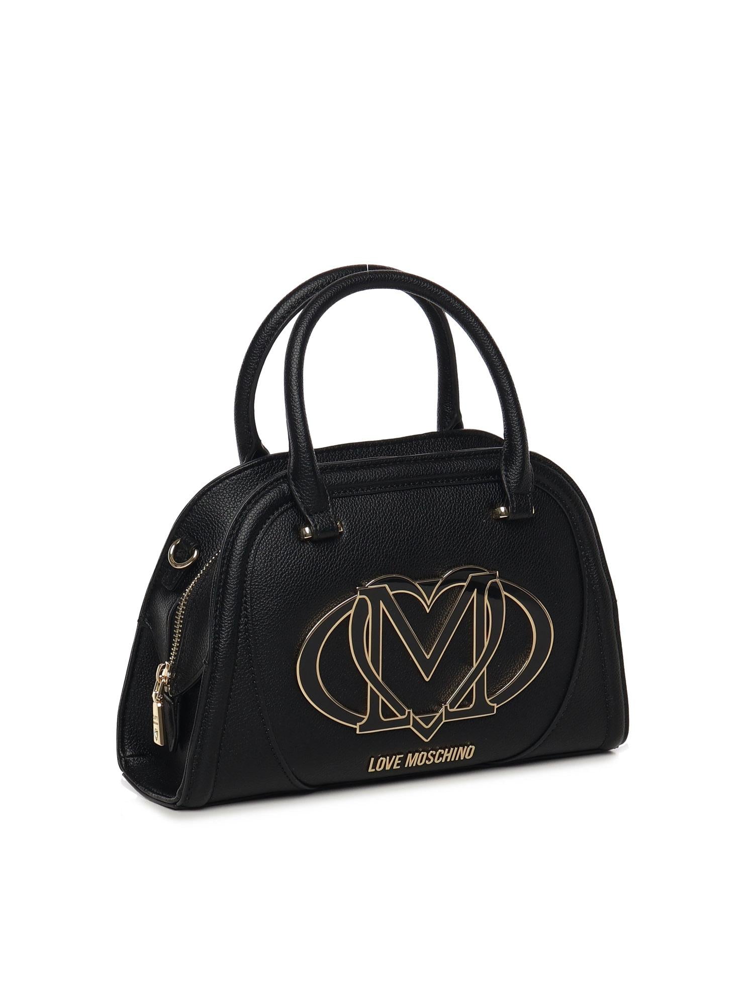 Borsa a mano con logo JC4006PP1NLG0 000 LOVE MOSCHINO 