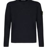 Maglione girocollo con piccoli dettagli arrotolati K1S155100052 S00B0V0020 STONE ISLAND 