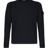 Maglione girocollo con piccoli dettagli arrotolati K1S155100052 S00B0V0020 STONE ISLAND 