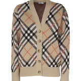 Cardigan con motivo check 8093491 B9368 BURBERRY 