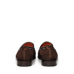 Mocassino con nappine in pelle e suede MCBD19176BJ1G EIPT50 SANTONI 