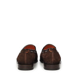 Mocassino con nappine in pelle e suede MCBD19176BJ1G EIPT50 SANTONI 
