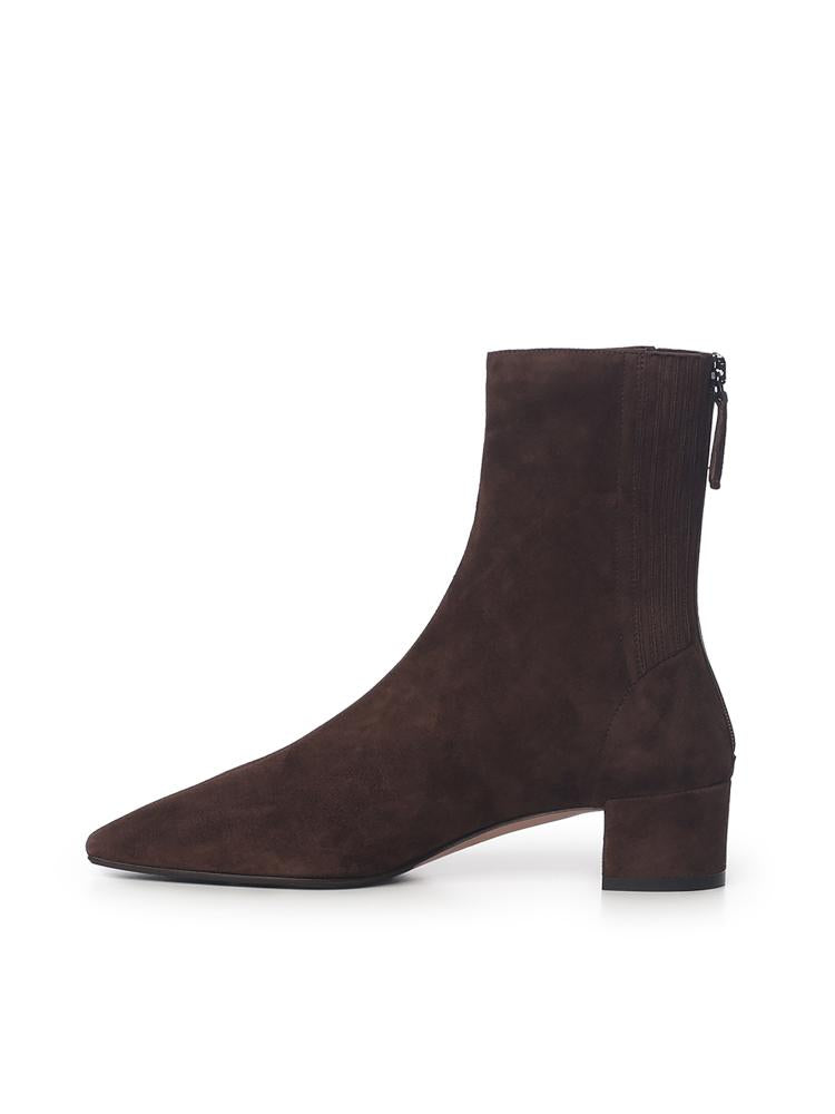 Stivaletti Saint Honore in suede SHOMIDB8 SUEESP AQUAZZURA 