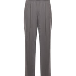Pantaloni loose con pinces PT005V4 GRY BONSAI 