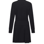 Abito corto in tessuto fluido 105761 A2U2Z99 PINKO 