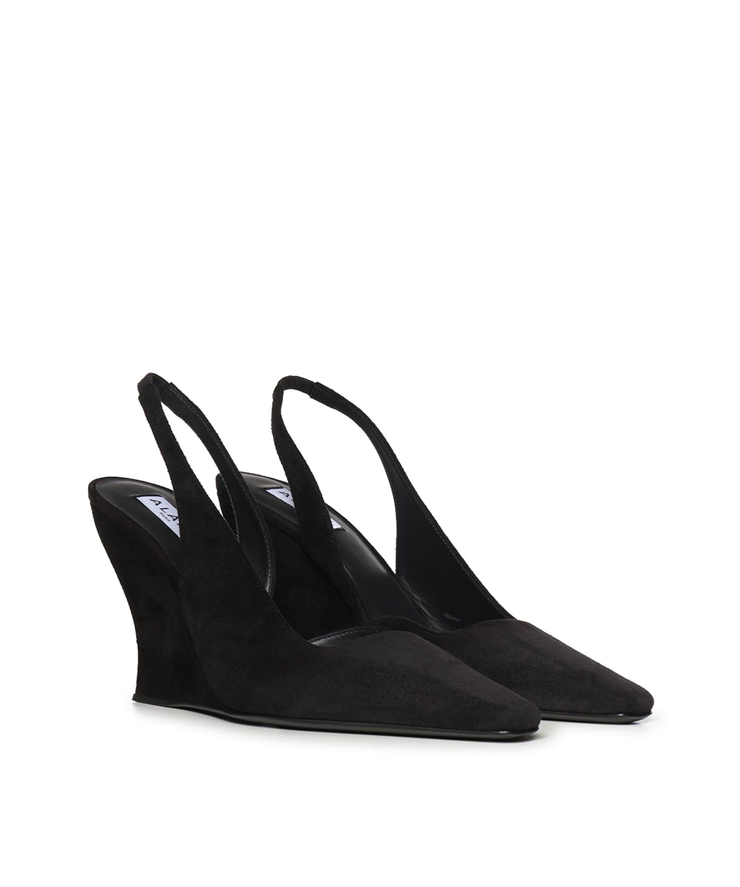 Slingback Wave in suede AA3G3002I117 999 ALAIA 