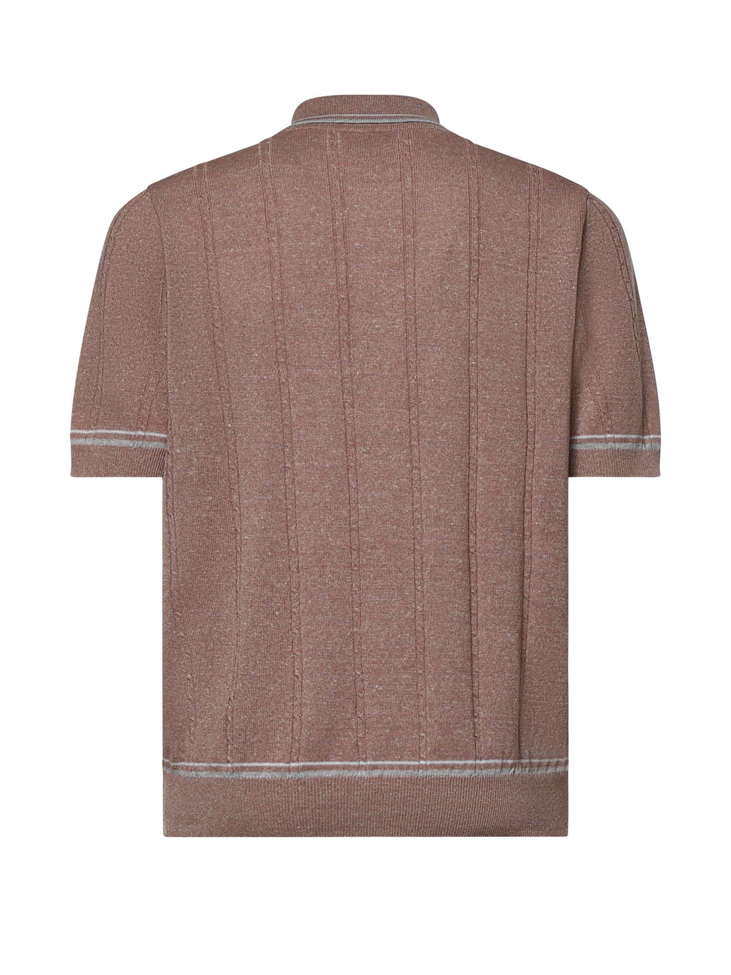 Polo in lino e cotone M76MAGM42MAG0M018 991301 ELEVENTY 