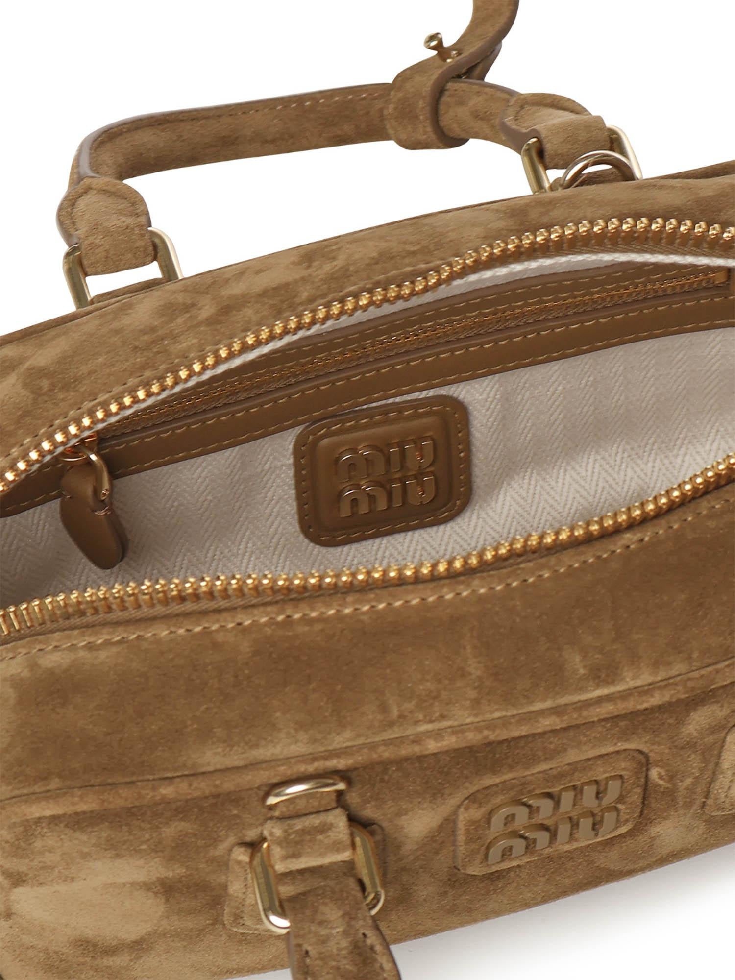 Bauletto Arcadie in pelle scamosciata 5BB142 2CS4F0393 MIU MIU 