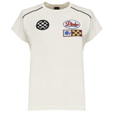 T-shirt racing in cotone 105270 A2MEZ05 PINKO 