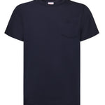 T-shirt in jersey di cotone con taschino T45101 07 SUN 68 
