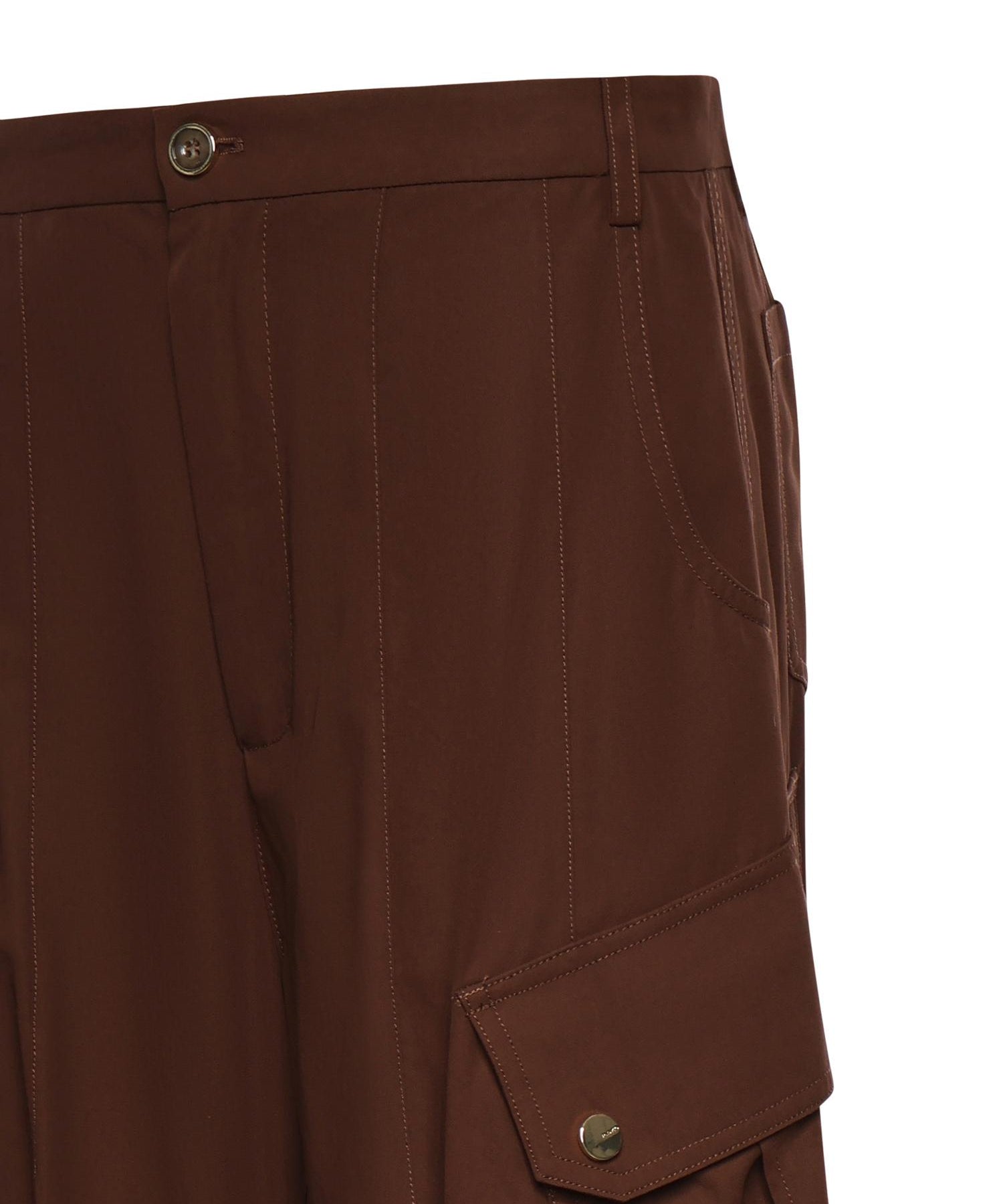 Pantaloni fluidi in cotone 106278 A2ERL78 PINKO 