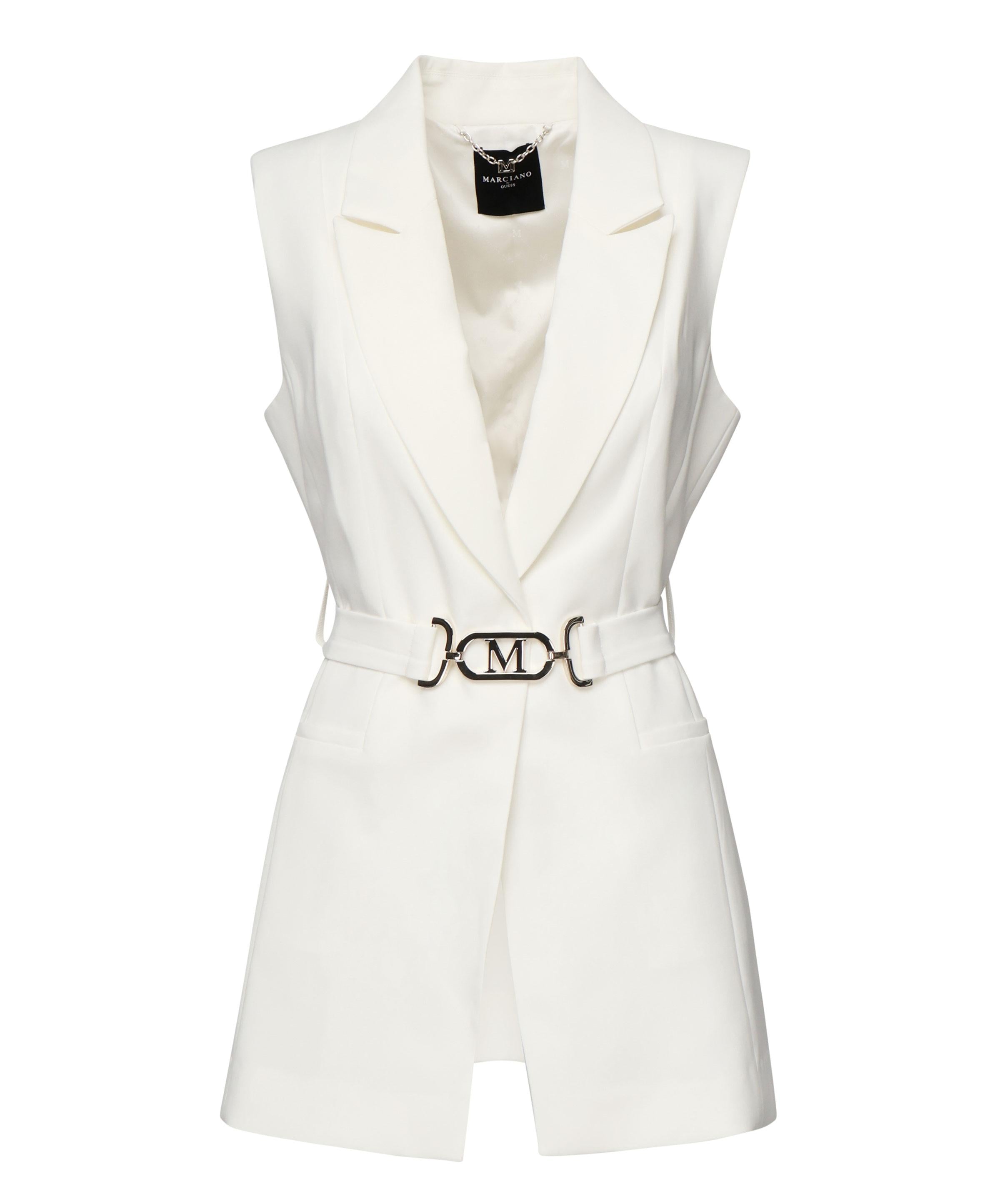 Gilet Becky con cintura 5RGN03 7115AMCDM MARCIANO BY GUESS 