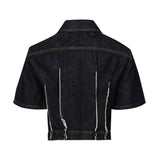 Camicia corta in denim<BR/> RWP25267CA  JOHN RICHMOND 