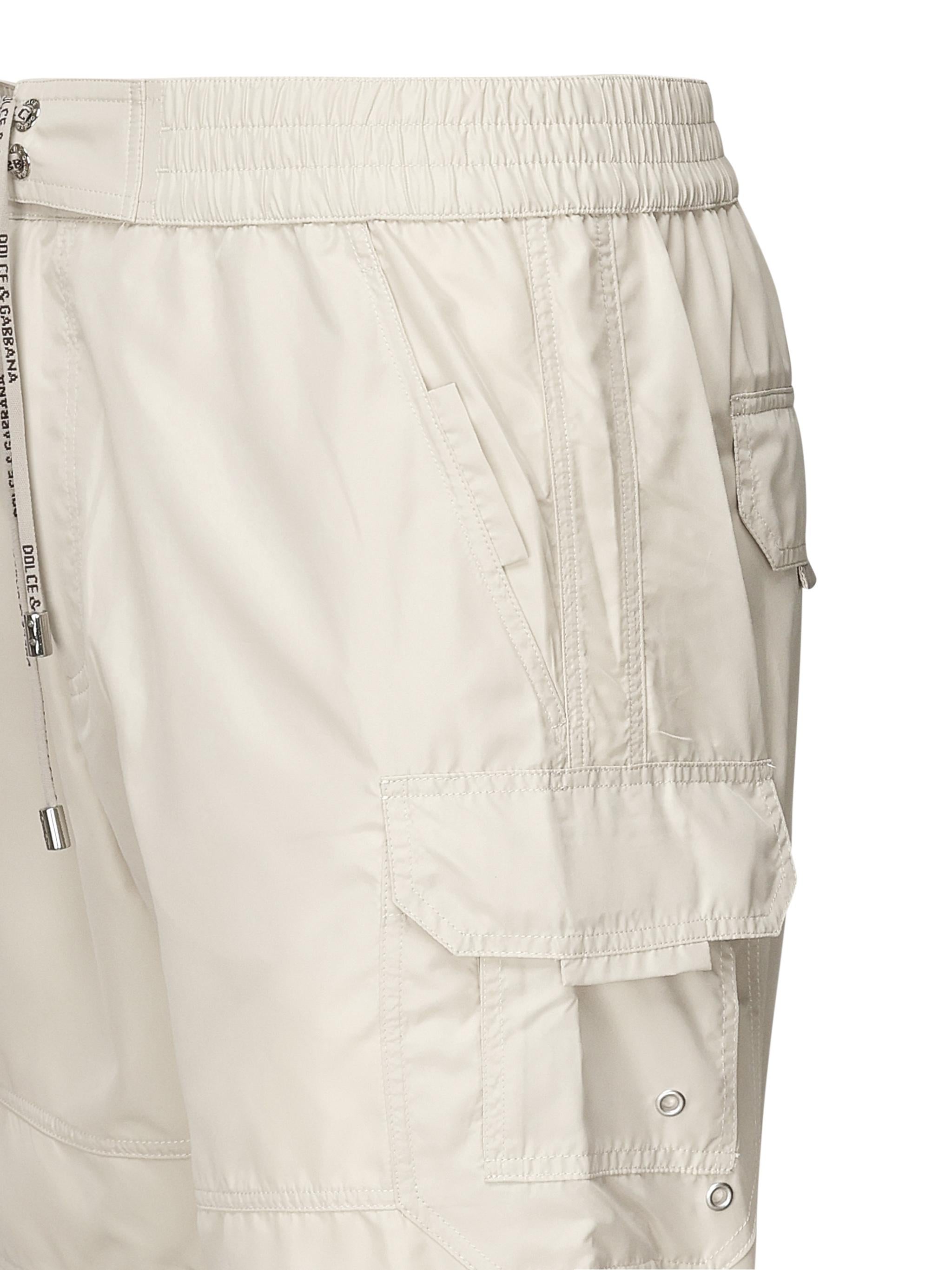 Boxer da mare medio con placca logo<BR/> M4F42T ONR46M2826 DOLCE & GABBANA 
