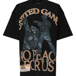 T-shirt con stampa DFM54029TJ110 NO WASH BK/GA PDF CHANNEL 