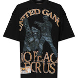 T-shirt con stampa DFM54029TJ110 NO WASH BK/GA PDF CHANNEL 