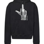 Felpa con stampa in cotone NCW25216 009 IH NOM UH NIT 