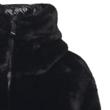 Piumino in nylon con pelliccia 25WBLDC02178 006646999 BLAUER 