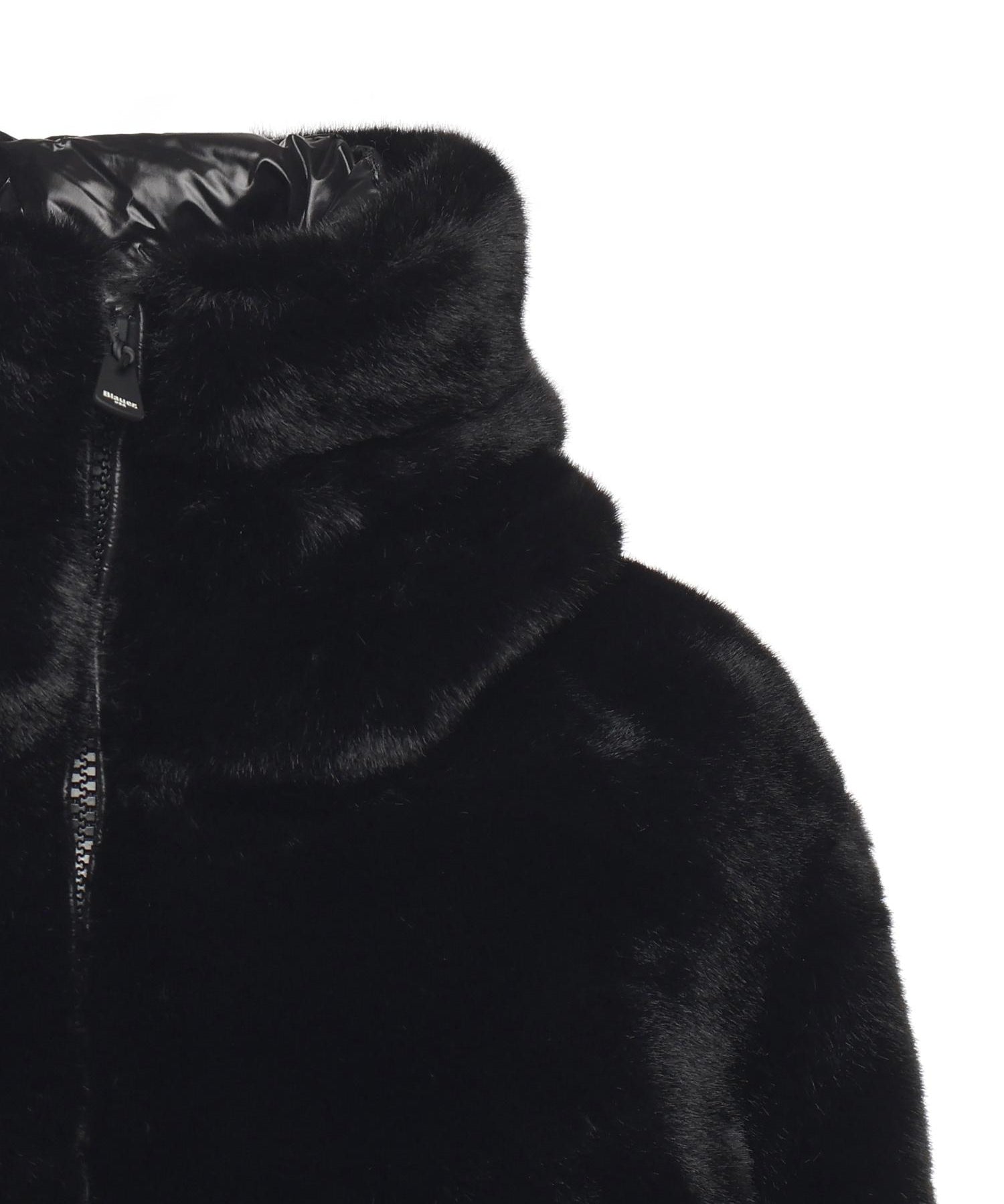 Piumino in nylon con pelliccia 25WBLDC02178 006646999 BLAUER 