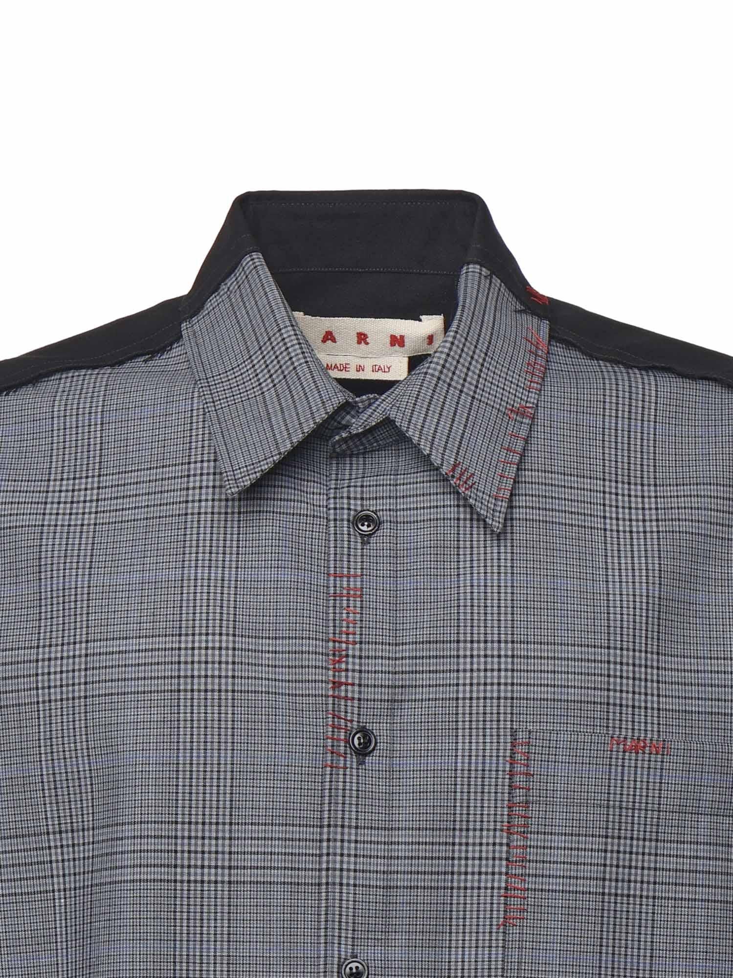 Camicia in fresco lana CUMU0278QS UTP794CHN55 MARNI 
