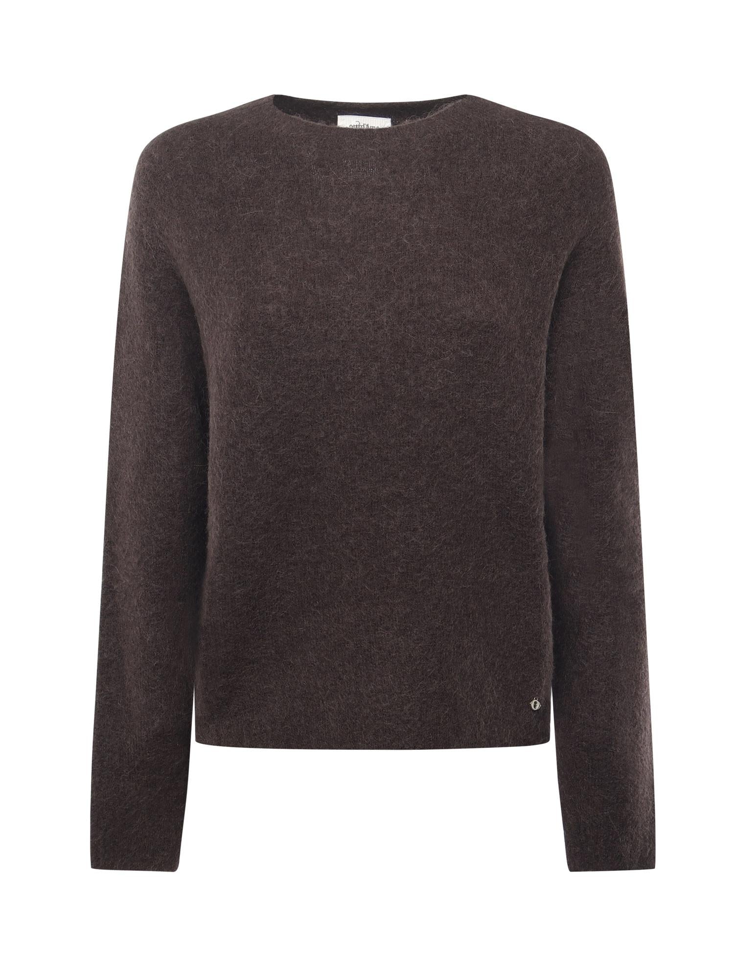 Maglia in misto lana DK9235 BROWN OTTOD'AME 