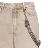 Jeans con corda gioiello 104601 A33RC88 PINKO 