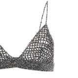 Top con cristalli GWP02270 P00197570352 GOLDEN GOOSE 