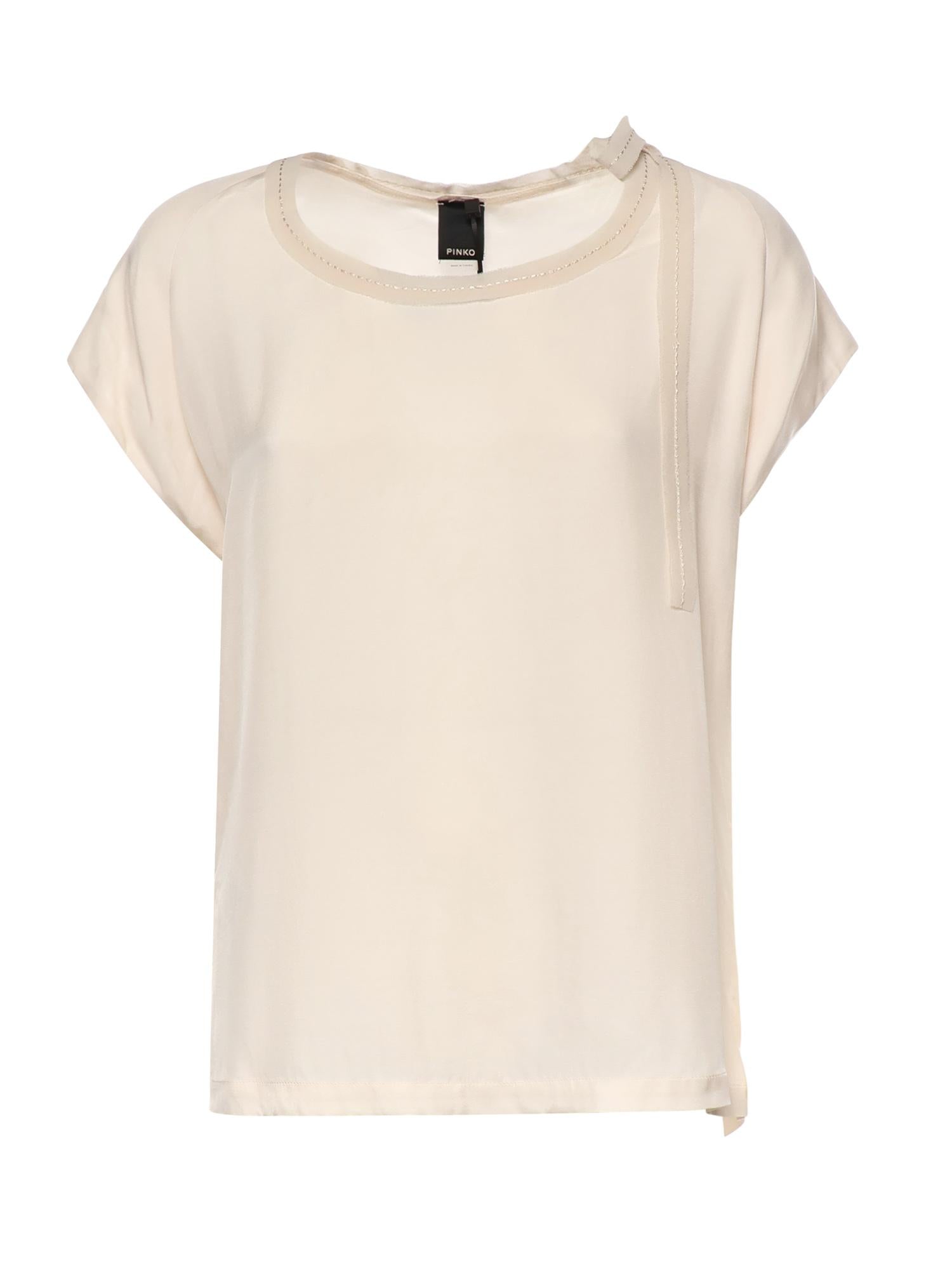 Blusa Bertha in viscosa 106267 A32UP97 PINKO 
