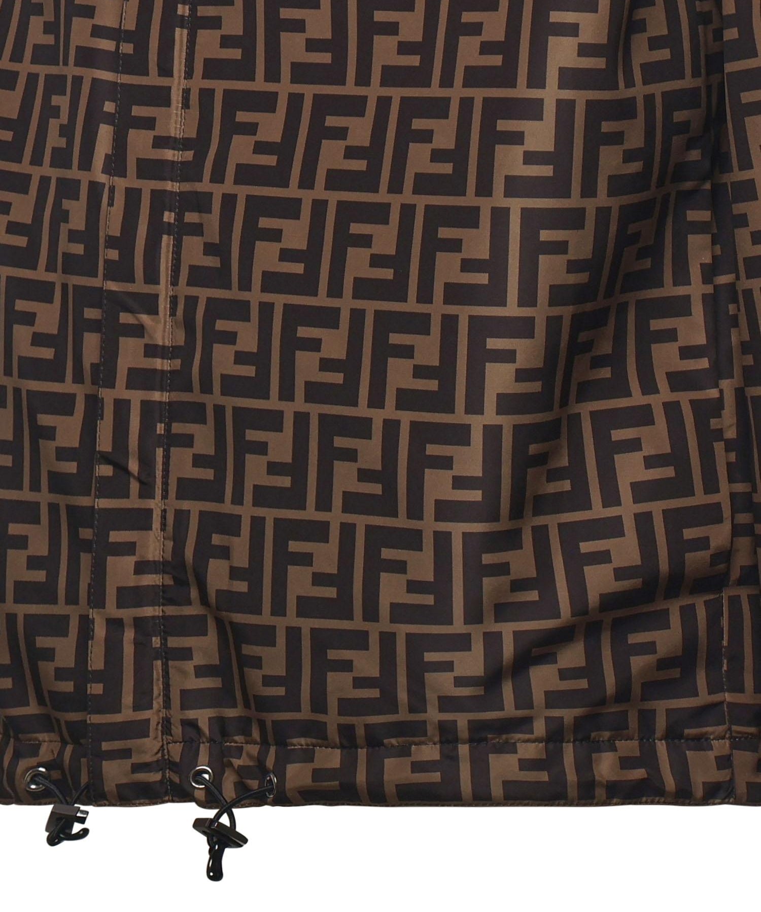 Giacca a vento reversibile in nylon FAA615 A79NF13IZ FENDI 