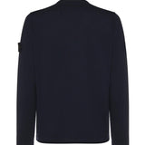 Maglione in cotone e nylon con logo<BR/> L1S155100052 S00B0V0020 STONE ISLAND 