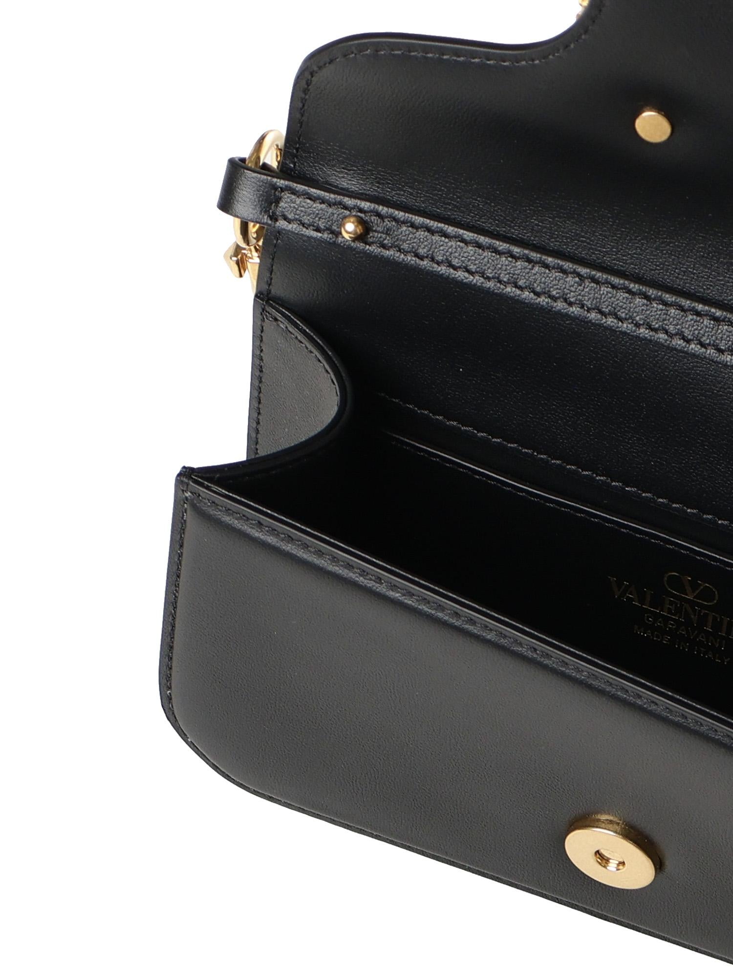 Borsa piccola a spalla Locò in vitello con logo gioiello 7W2B0K53 CXABBK VALENTINO GARAVANI 